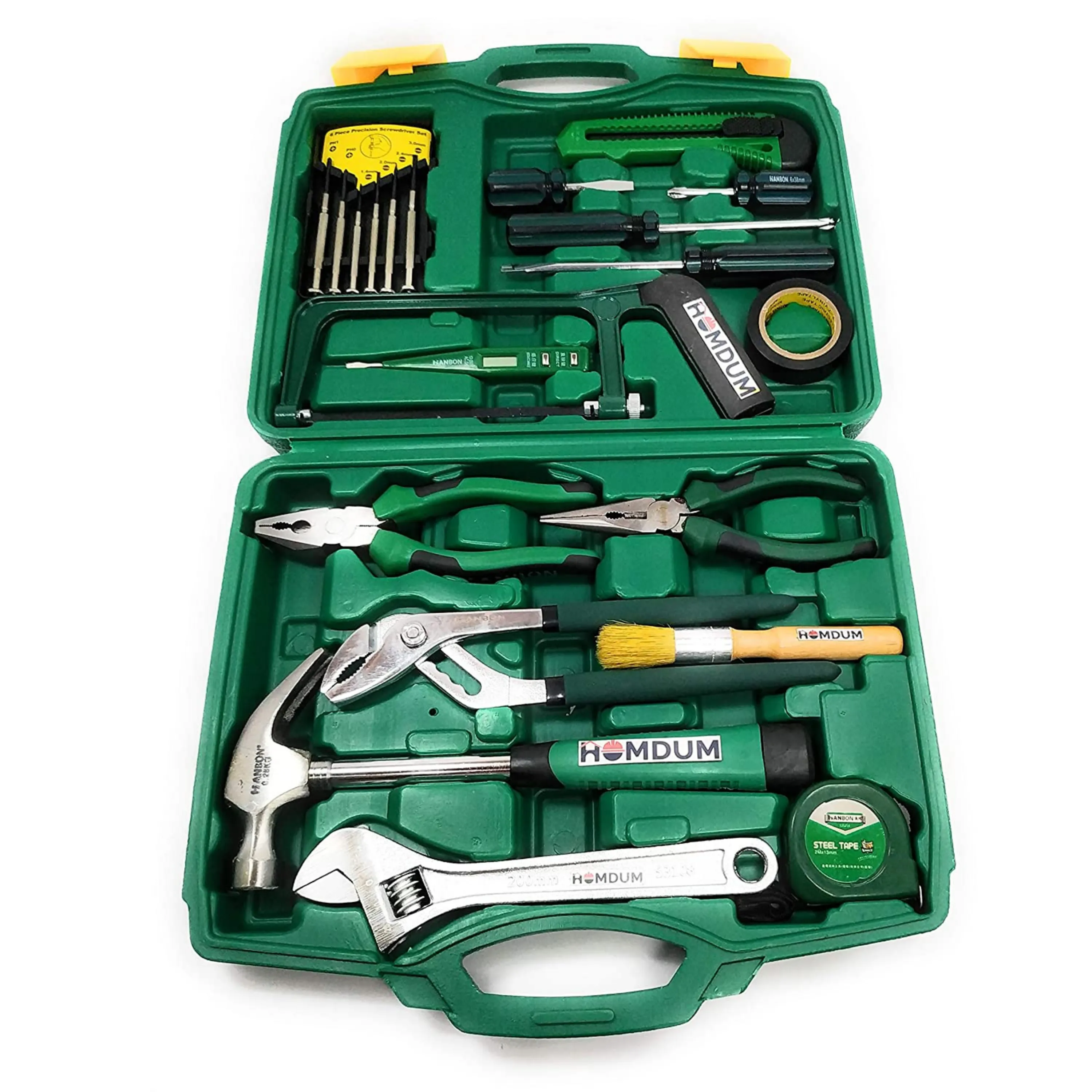 Homdum handy Tool kit, 22-Piece Home Tool Set car/Appliance Repair tool Kit 22 Pc Home Toolbox