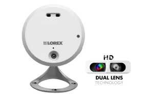 Home WiFi HD camera with remote viewing, audio and night vision