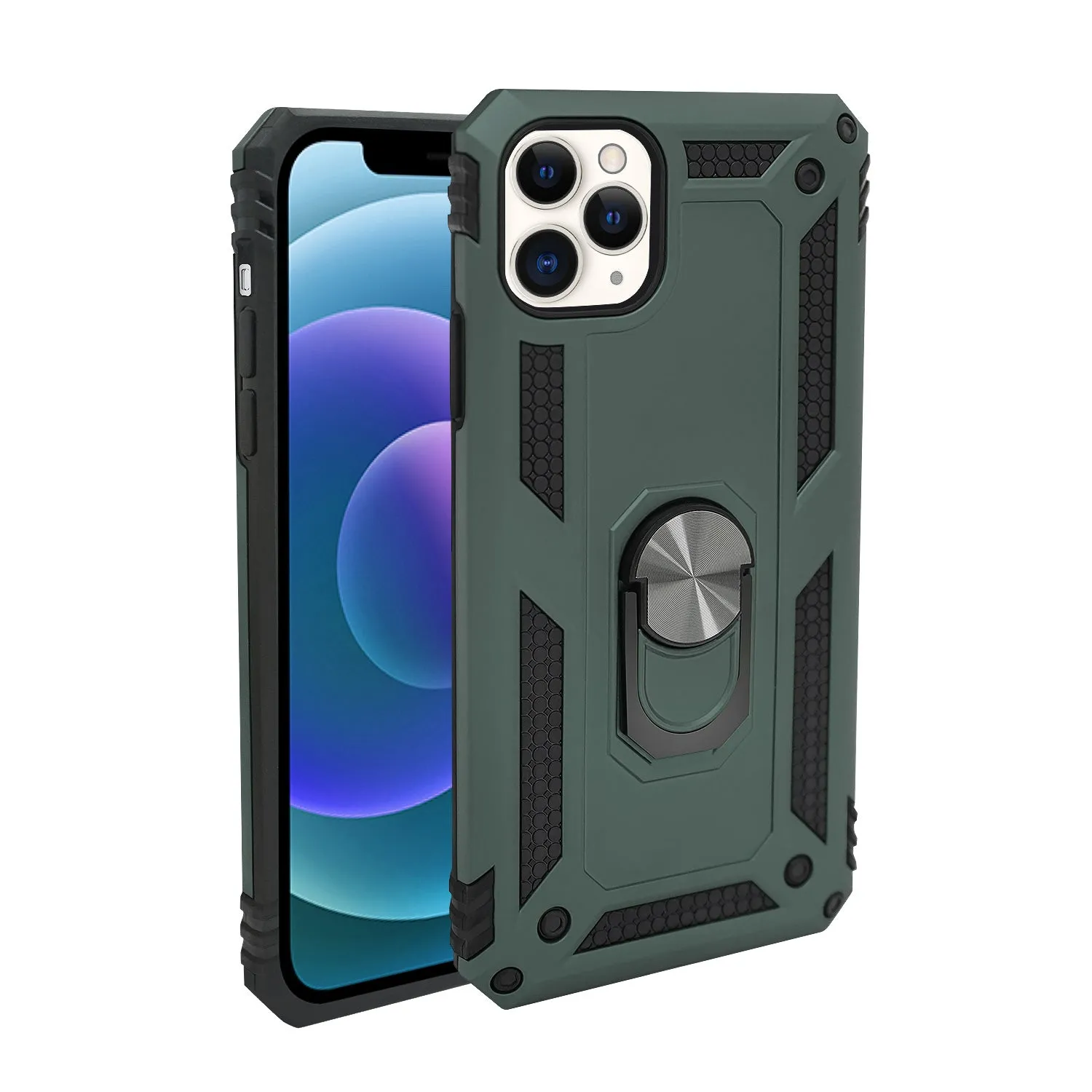 iPhone 11 Pro Case - Heavy-Duty, Ring Holder