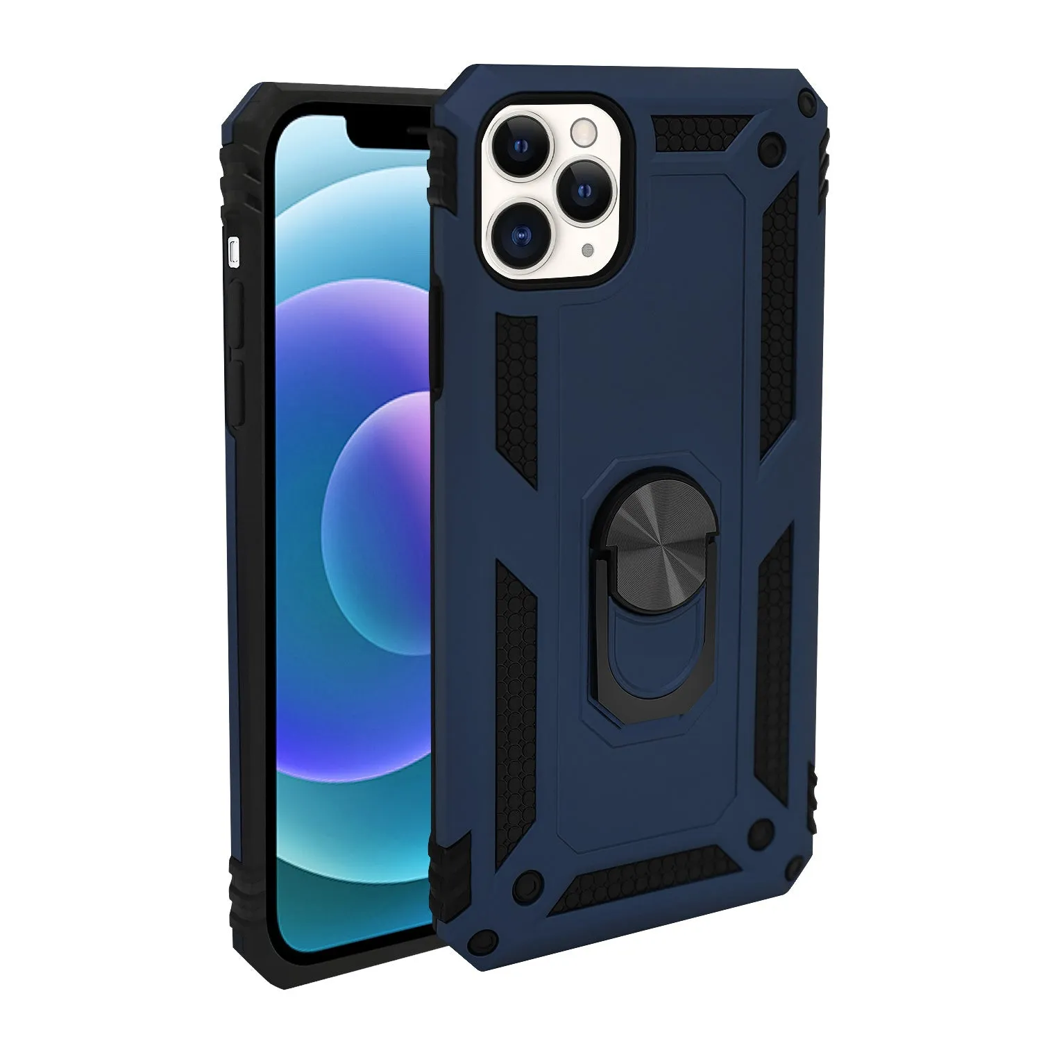 iPhone 11 Pro Max Case - Heavy-Duty, Ring Holder