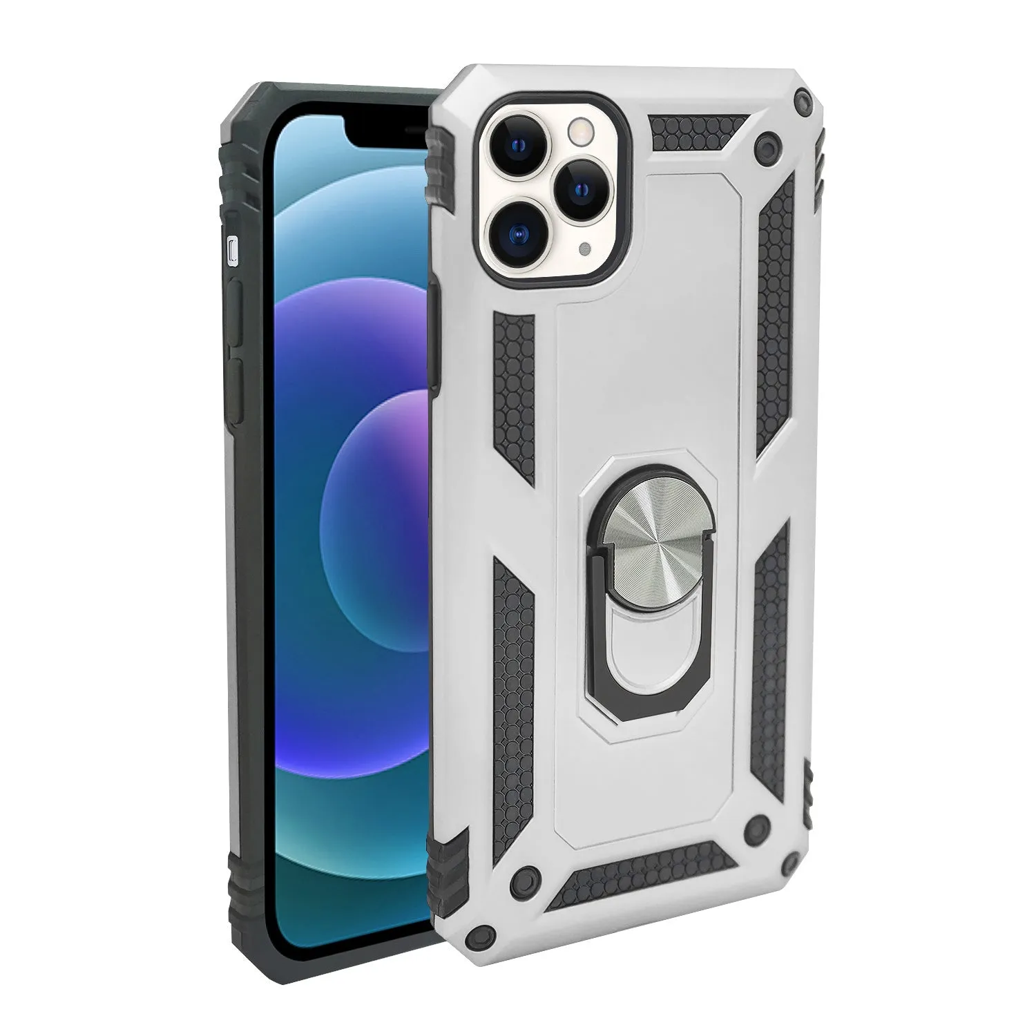 iPhone 11 Pro Max Case - Heavy-Duty, Ring Holder