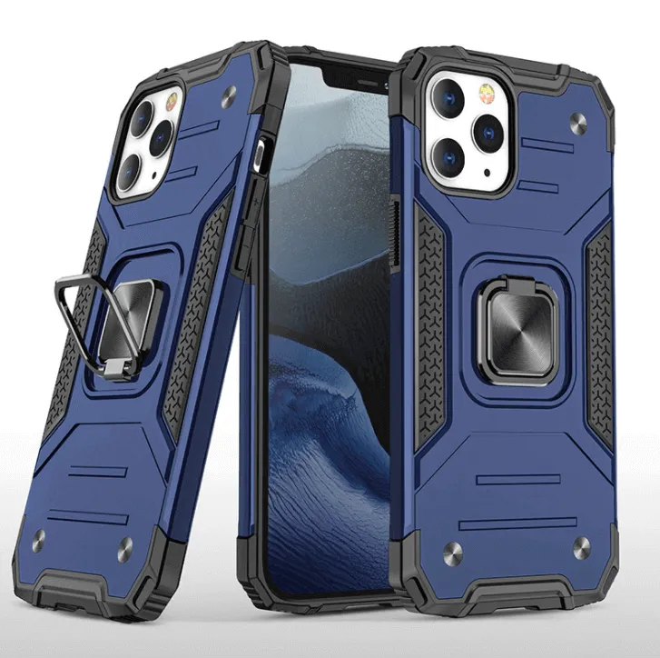 iPhone 12 Pro Max Case - Heavy-Duty, Ring Holder