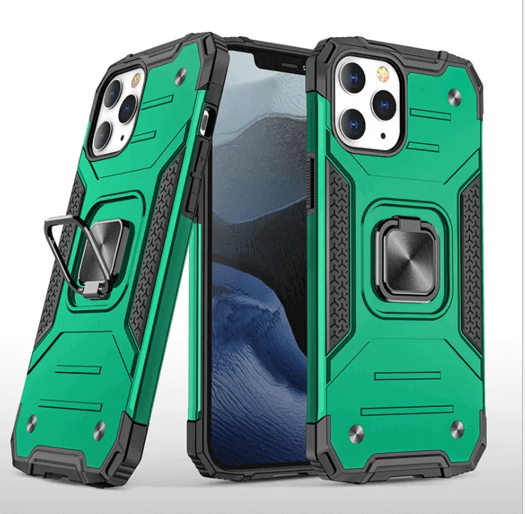 iPhone 12 Pro Max Case - Heavy-Duty, Ring Holder