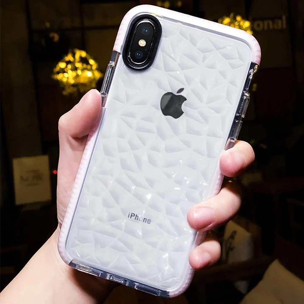 iPhone X /XS Case - Silicone Rubber Bumper, Clear