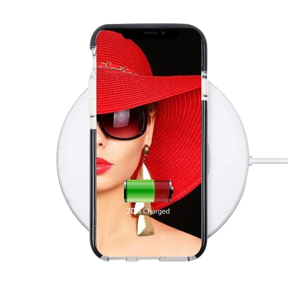 iPhone X /XS Case - Silicone Rubber Bumper, Clear