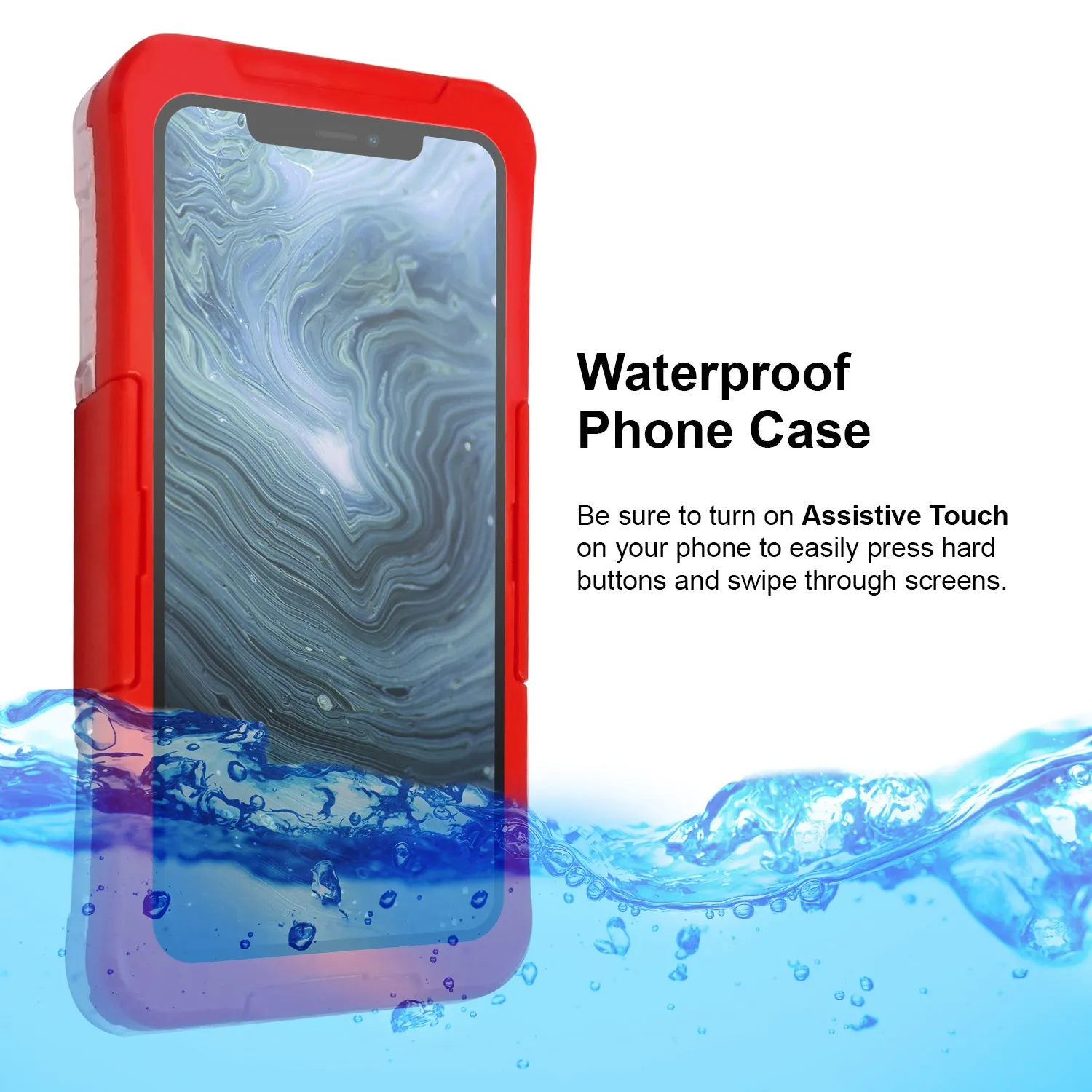 iPhone XR Case - Waterproof with Neck Strap