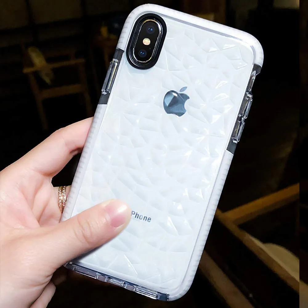 iPhone XS Max Case - Silicone Rubber Bumper, Clear