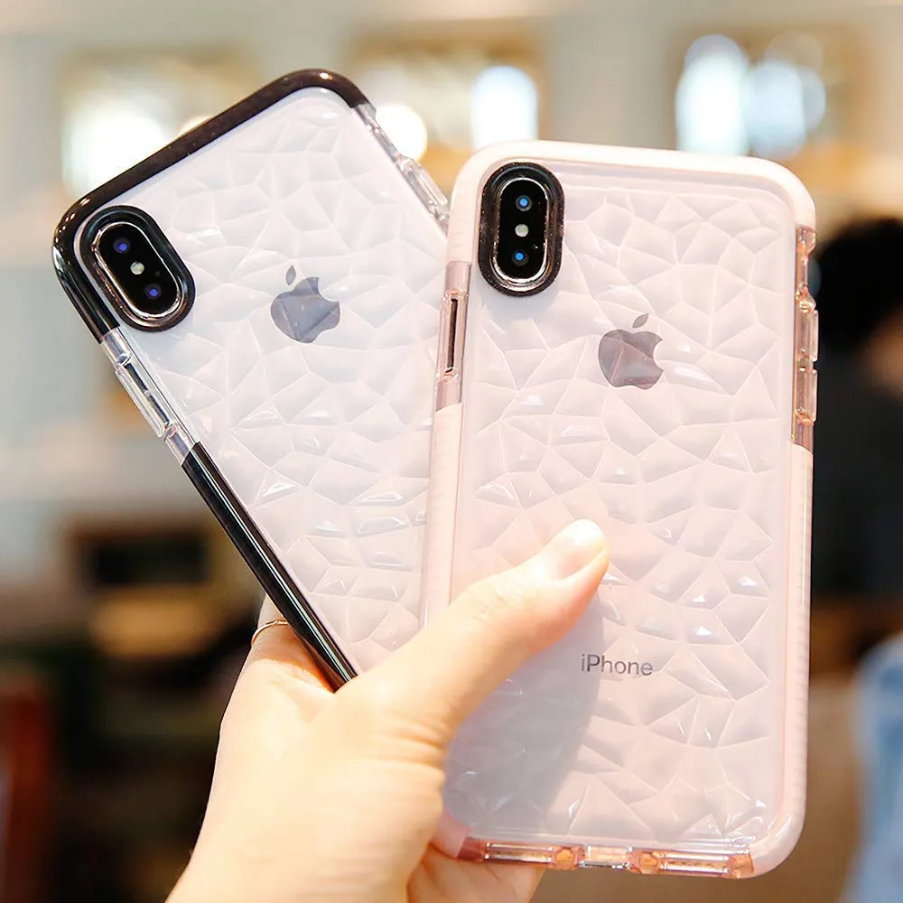 iPhone XS Max Case - Silicone Rubber Bumper, Clear