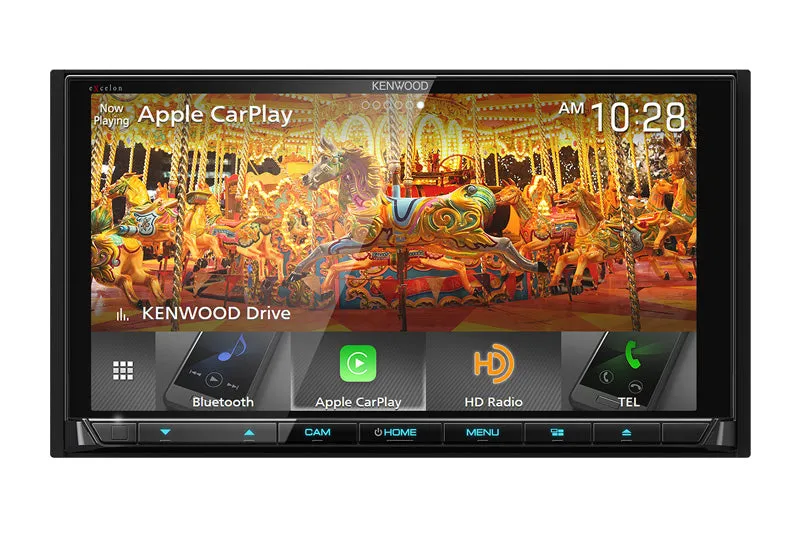 Kenwood DDX9905S Double-Din CD Receiver with Bluetooth