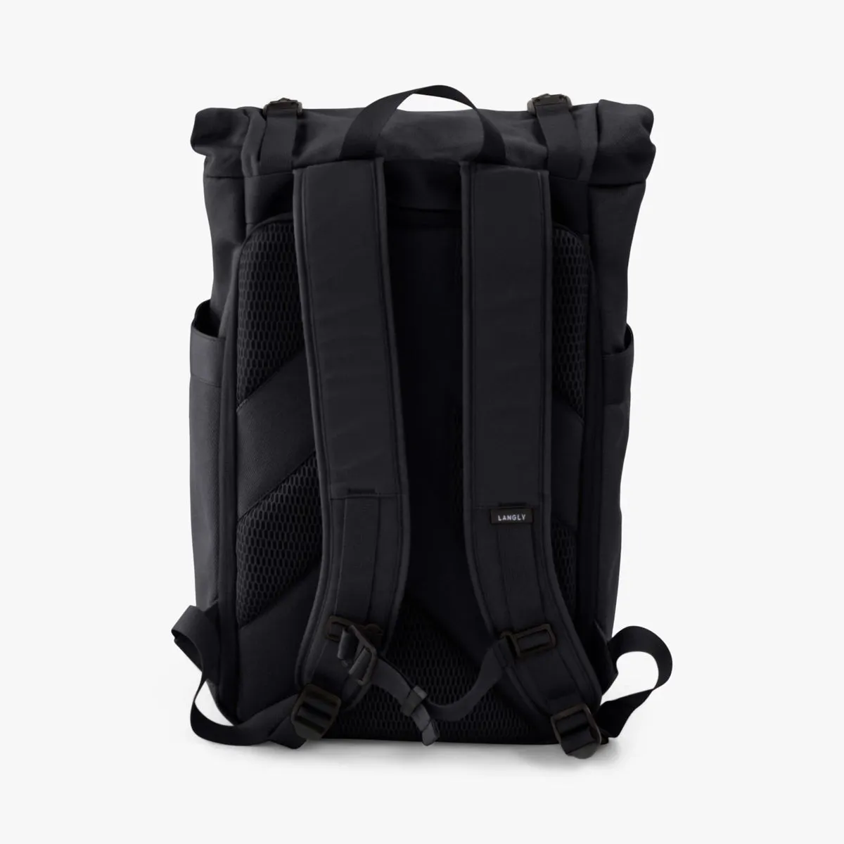 Langly : Weekender Backpack With Camera Cube : Black