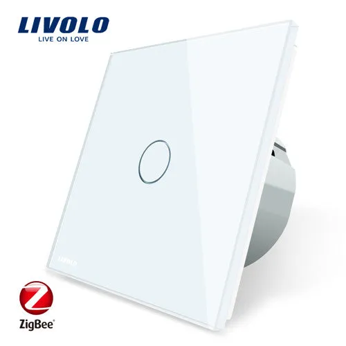 Livolo EU Standard Zigbee Smart Home Wall Touch Switch, Touch WiFi APP Control, google home control , Alexa, echo control