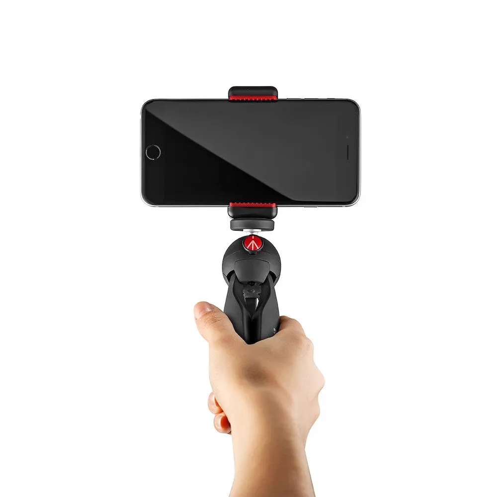 Manfrotto Pixi Mini Tripod with Smartphone Clamp Black