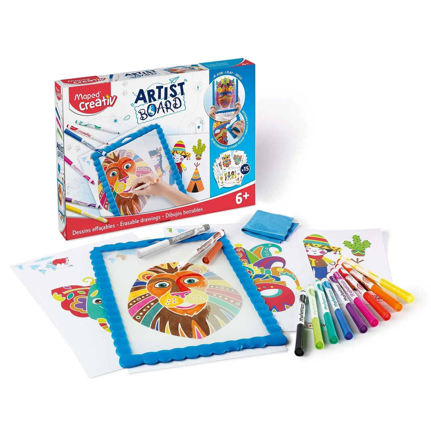 Maped Creativ Artist Board Erasable Drawings