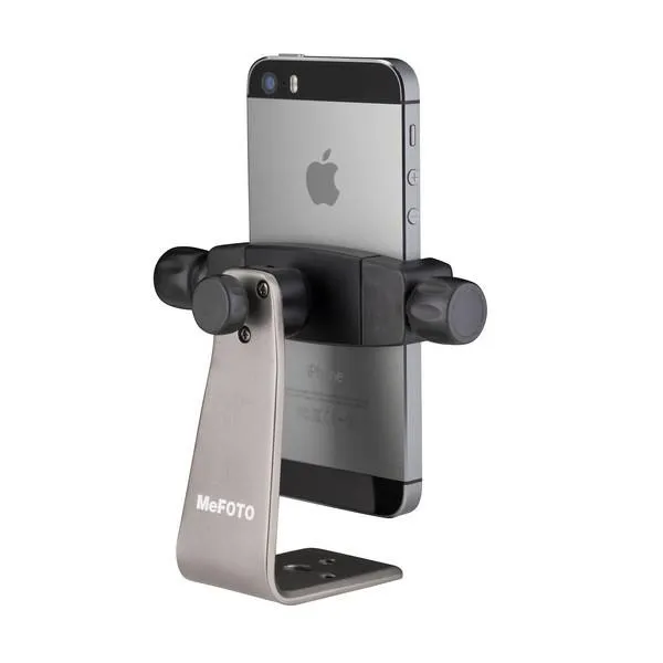 MeFOTO SideKick360 Mobile Phone Holder  Titanium