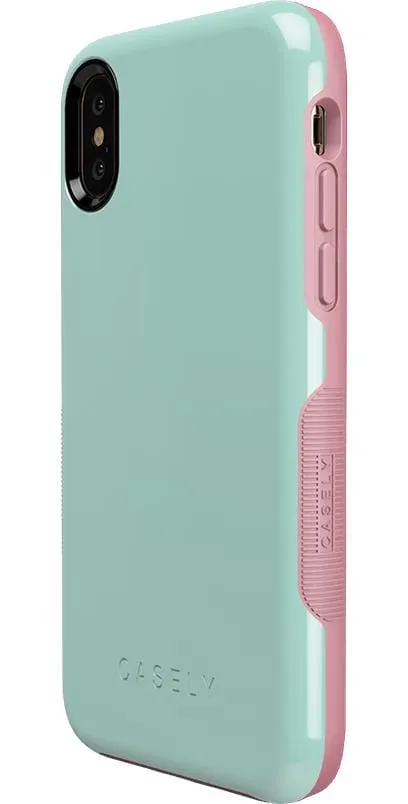 Mint Green on Pink | Ultra-Protective Bold Case