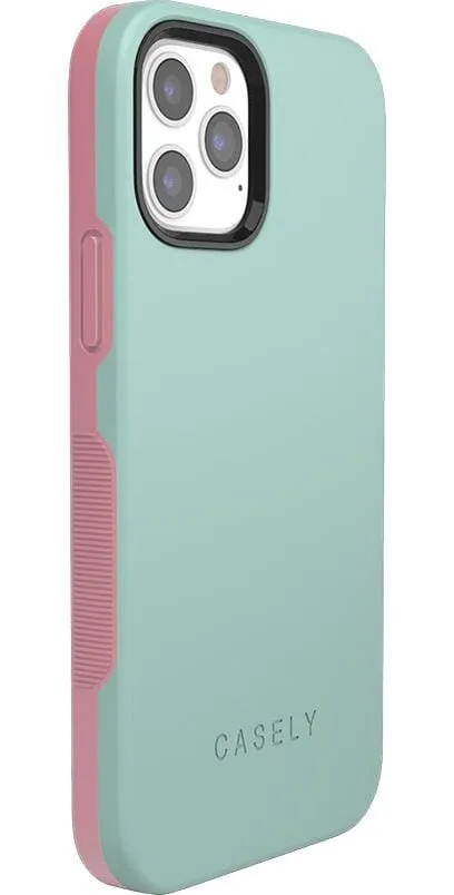 Mint Green on Pink | Ultra-Protective Bold Case