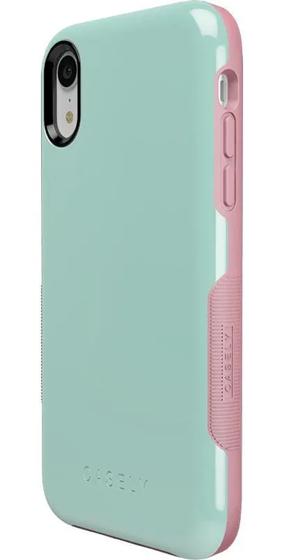 Mint Green on Pink | Ultra-Protective Bold Case