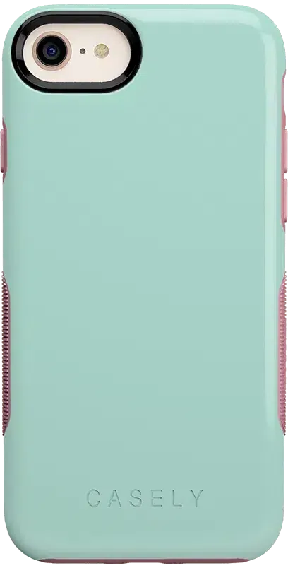 Mint Green on Pink | Ultra-Protective Bold Case