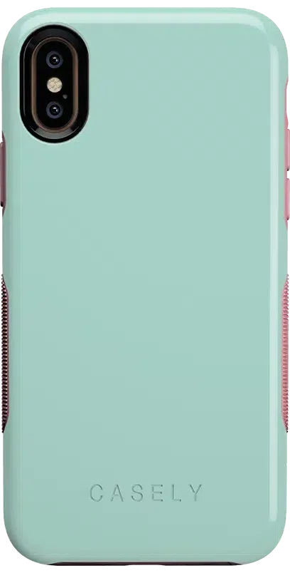 Mint Green on Pink | Ultra-Protective Bold Case