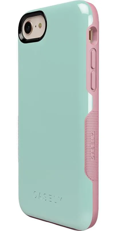 Mint Green on Pink | Ultra-Protective Bold Case