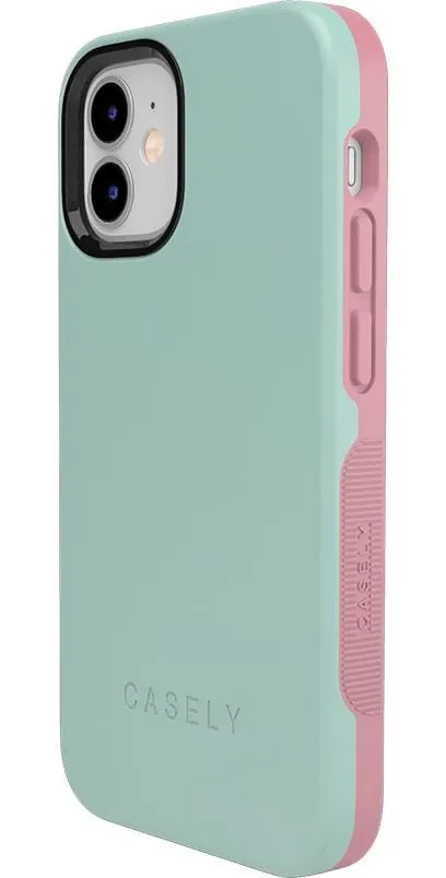 Mint Green on Pink | Ultra-Protective Bold Case