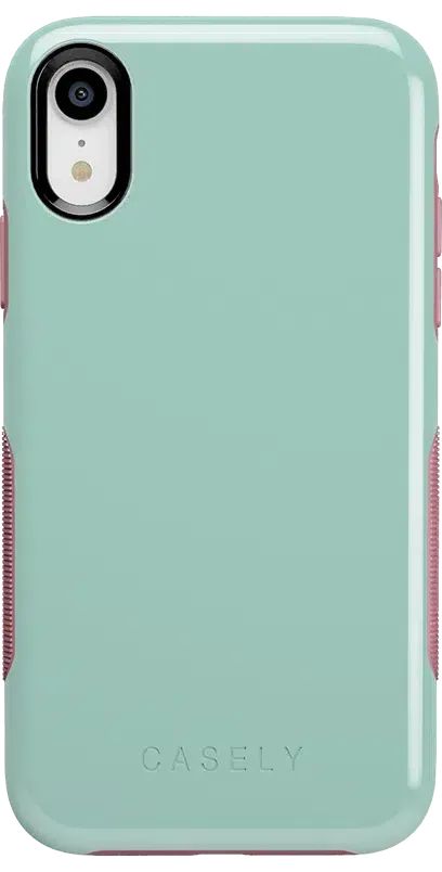 Mint Green on Pink | Ultra-Protective Bold Case