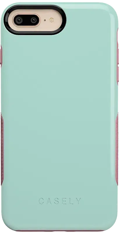 Mint Green on Pink | Ultra-Protective Bold Case