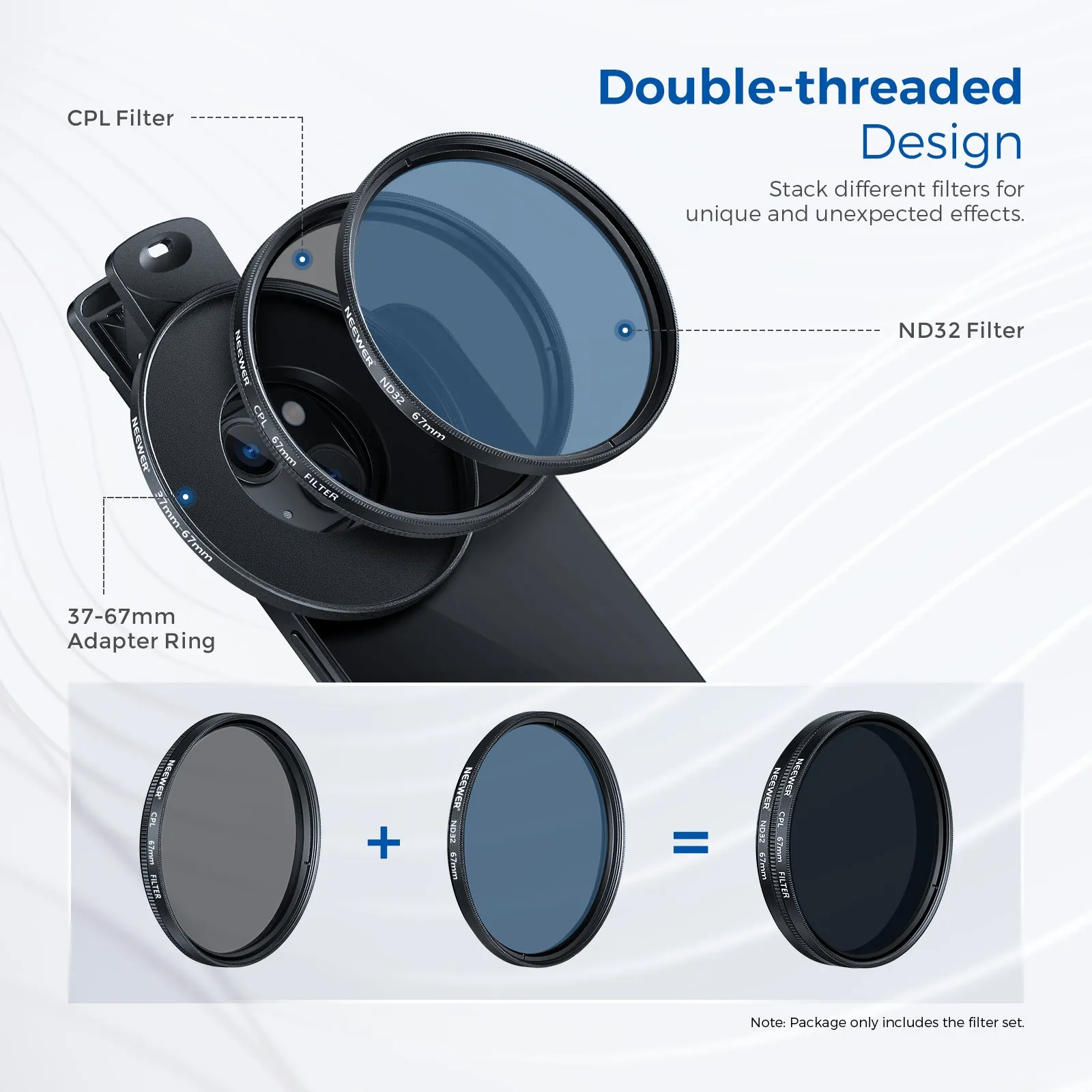 NEEWER Clip On Filters Kit for Phone & Camera