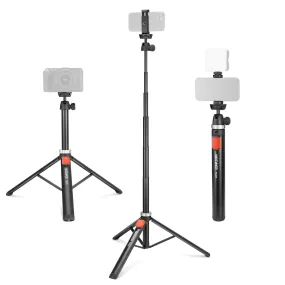 NEEWER TS05 65.2" All Metal Phone Tripod with Remote