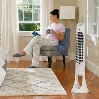 New - Honeywell QuietSet 5-Speed Tower Fan Oscillating