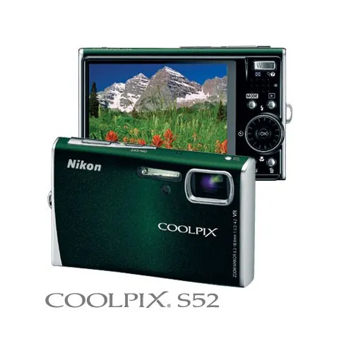 Nikon Coolpix S52 Digital Camera - Green