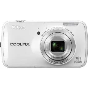 Nikon Coolpix S800c Digital Camera (White)