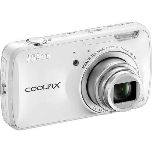 Nikon Coolpix S800c Digital Camera (White)