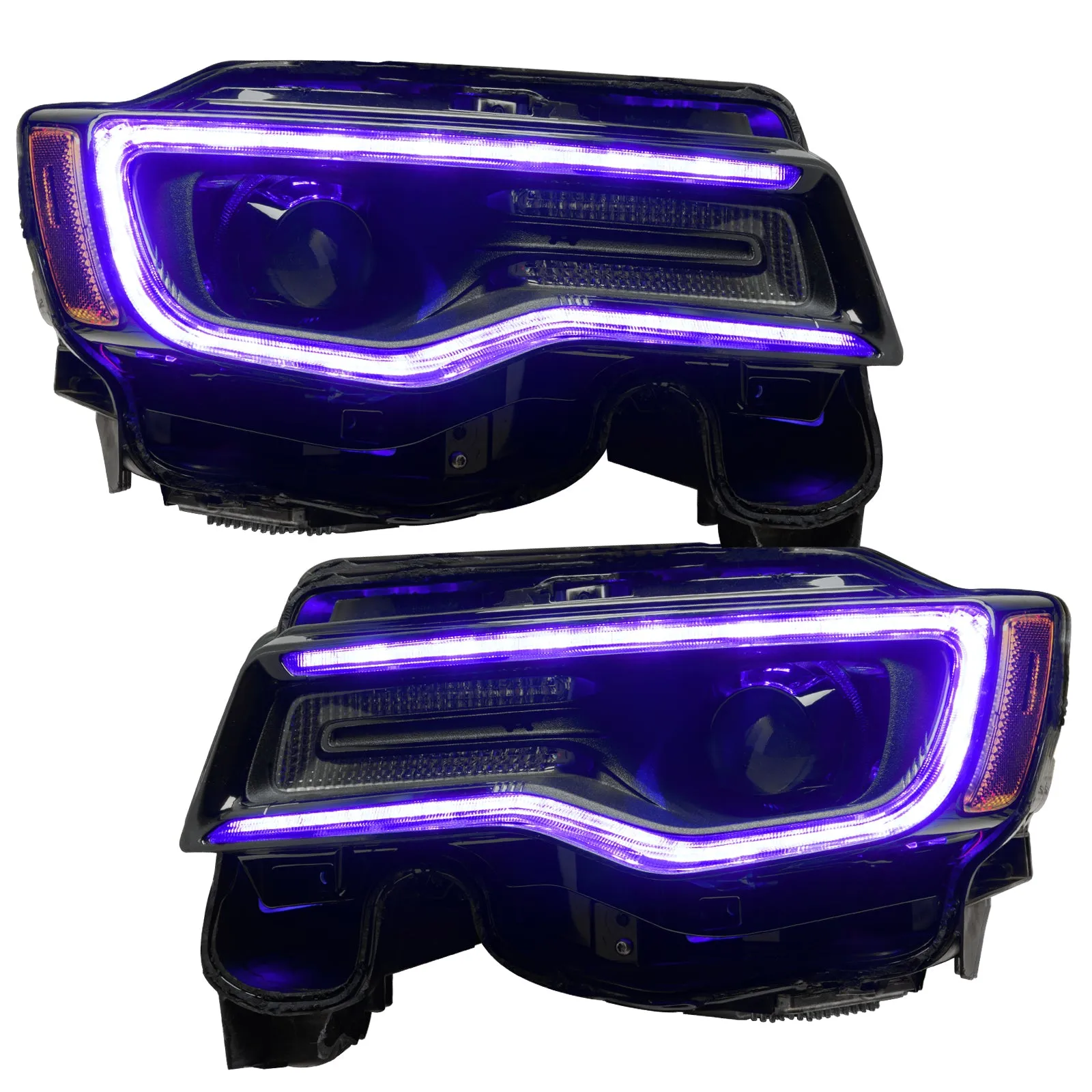 ORACLE Lighting 2014-2021 Jeep Grand Cherokee Dynamic ColorSHIFT Headlight DRL Upgrade Kit