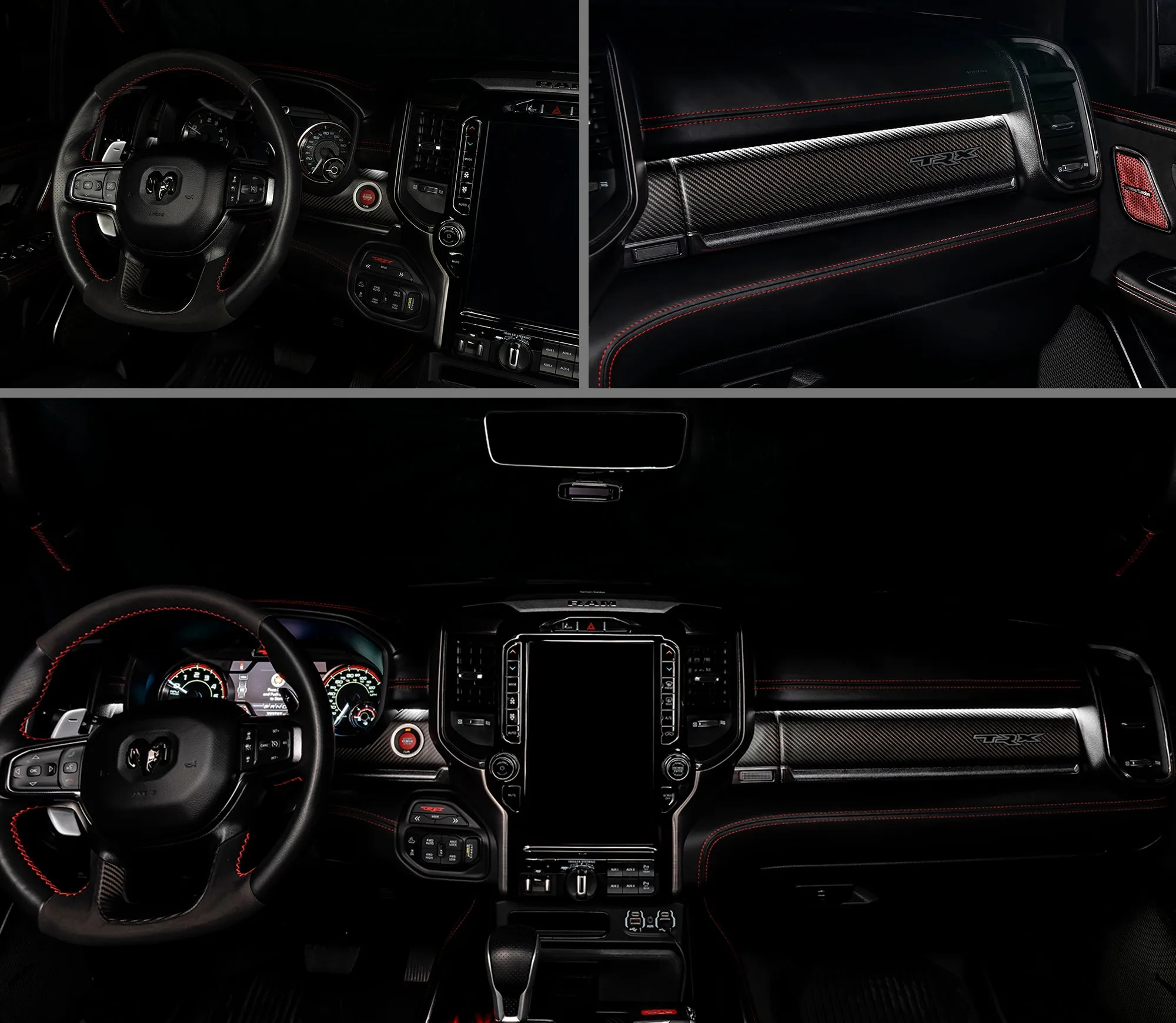 ORACLE Lighting 2019-2024 RAM Complete Interior Ambient Lighting ColorSHIFT RGB Conversion Kit