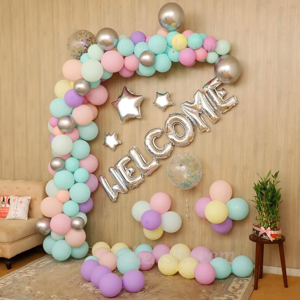 Pastel Welcome Decoration Kit 67 Pcs