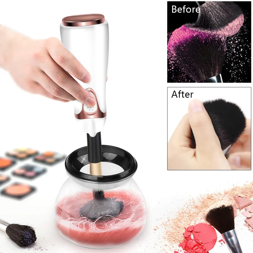 Portable Quick Makeup Brush Cleaner Dryer