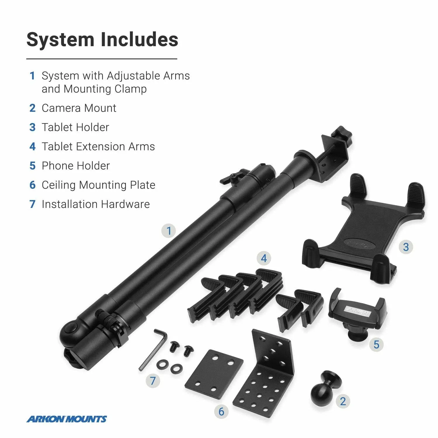 Remarkable Creator™ Studio Mount - Overhead Camera Mount. Includes Camera, Tablet, and Phone Holder