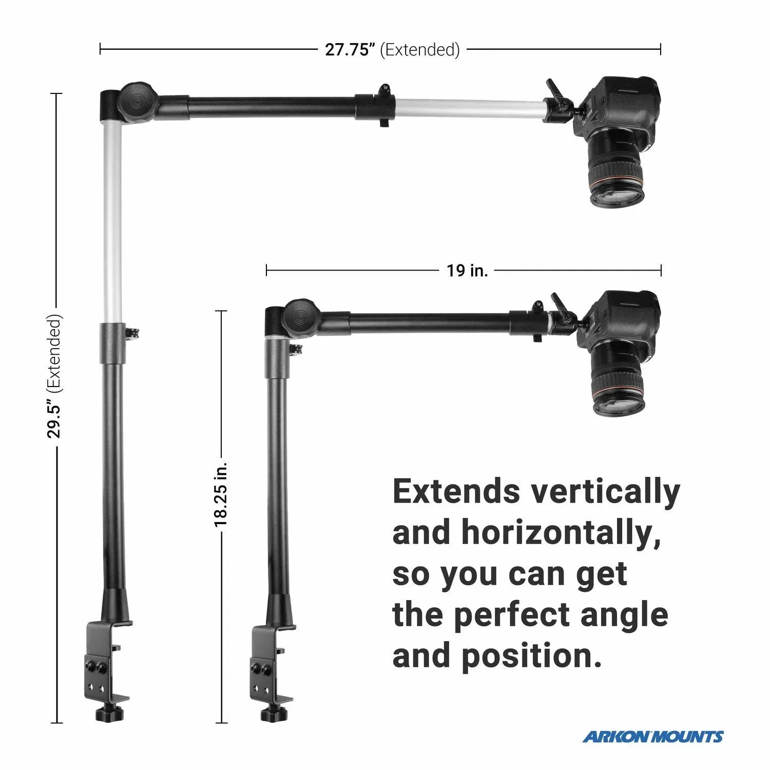 Remarkable Creator™ Studio Mount - Overhead Camera Mount. Includes Camera, Tablet, and Phone Holder