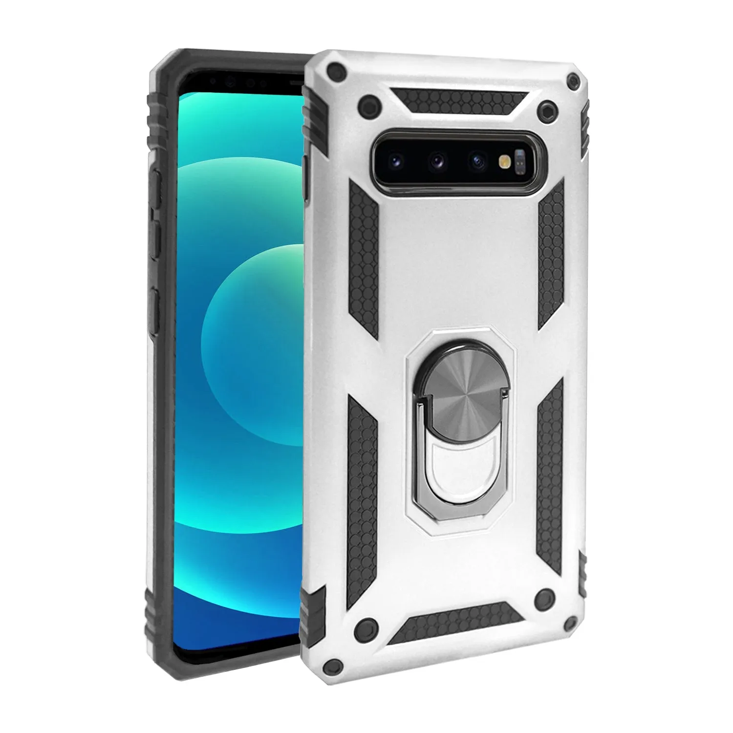 Samsung Galaxy S10 Case - Heavy-Duty, Ring Holder