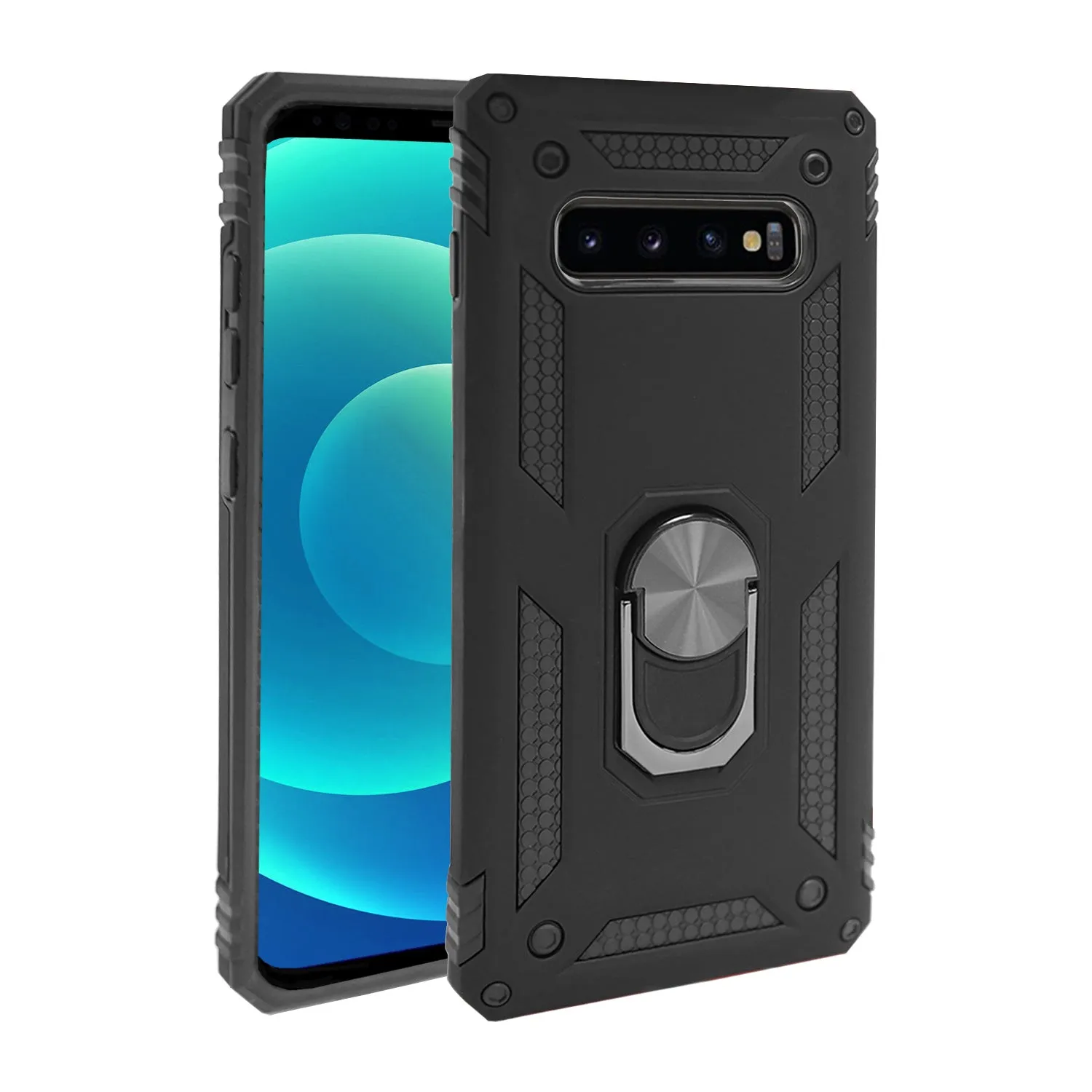 Samsung Galaxy S10 Case - Heavy-Duty, Ring Holder