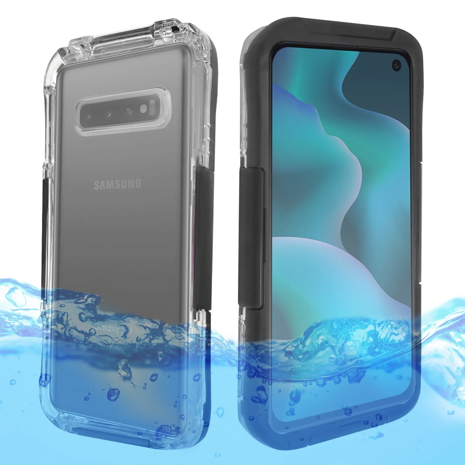 Samsung Galaxy S10  Case - Waterproof with Neck Strap