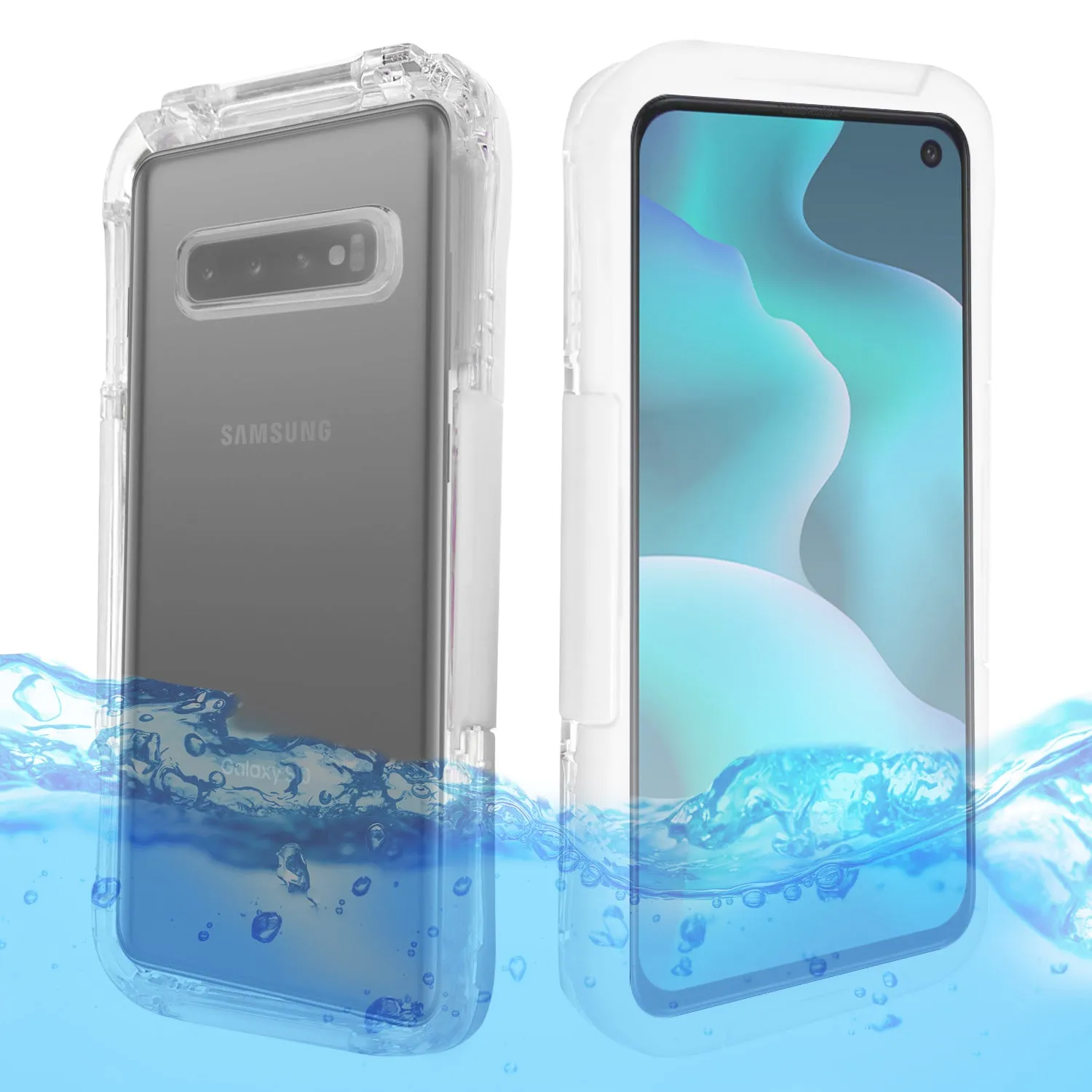 Samsung Galaxy S10  Case - Waterproof with Neck Strap