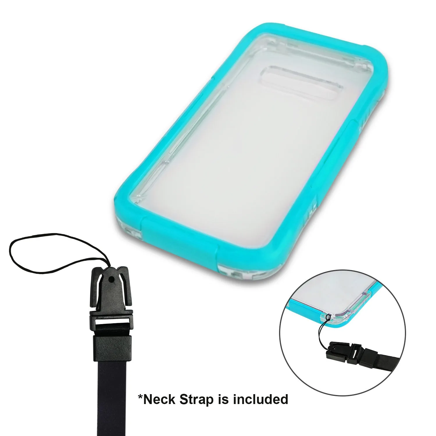 Samsung Galaxy S10  Case - Waterproof with Neck Strap