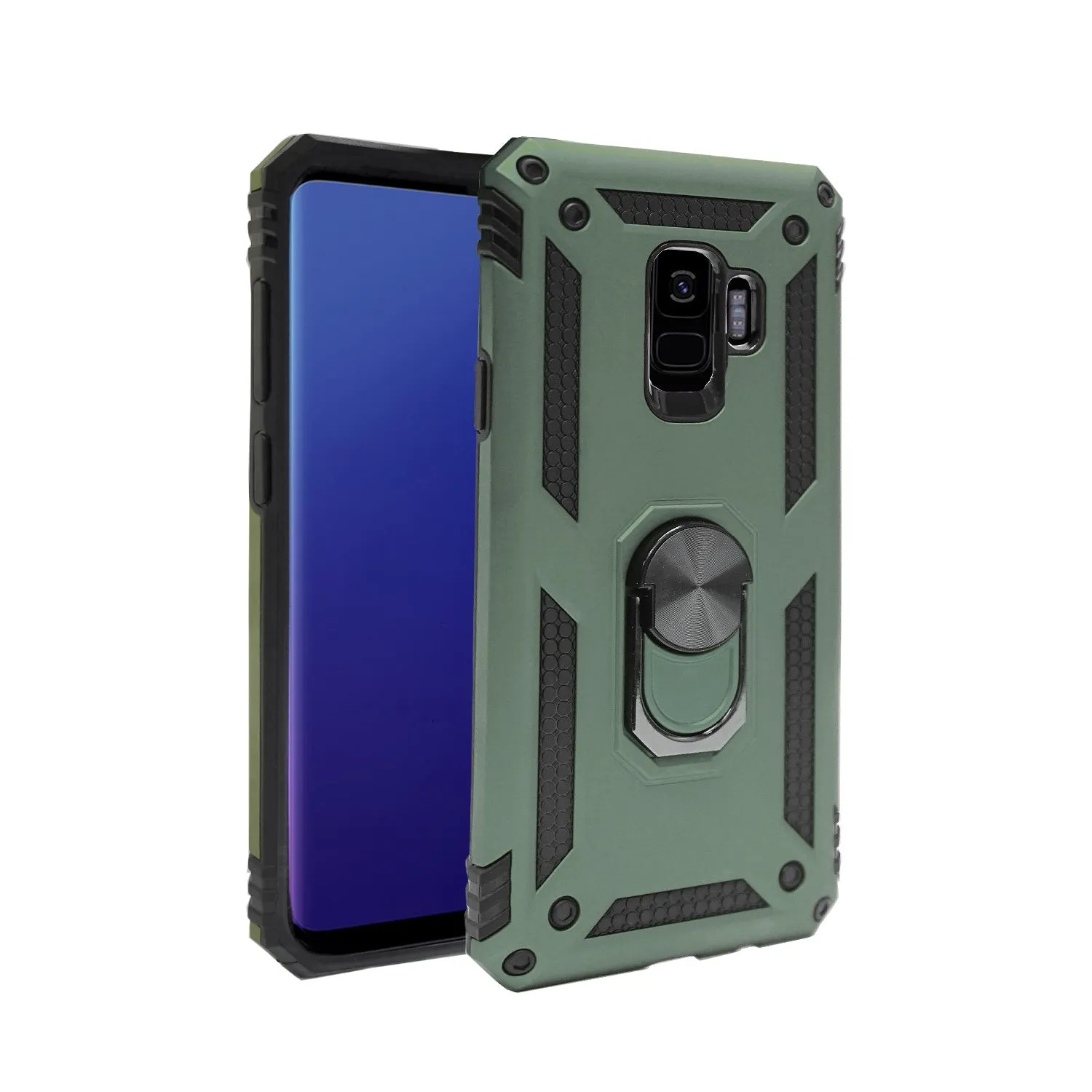 Samsung Galaxy S9 Case - Heavy-Duty, Ring Holder