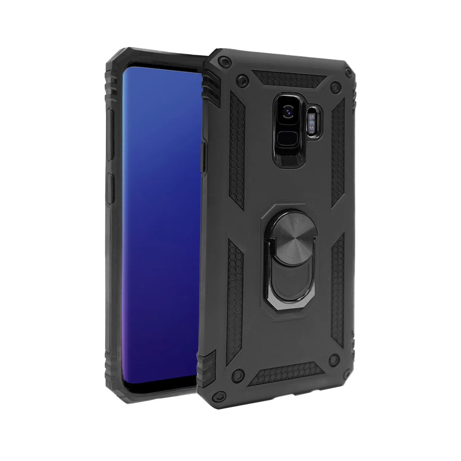 Samsung Galaxy S9 Case - Heavy-Duty, Ring Holder