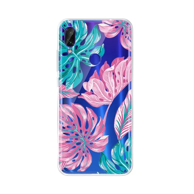 Silicon Pattern Case For Xiaomi Redmi Funda For Xiaomi Redmi Note 7 pro Redmi note 6 pro 6 6A Cases Protective TPU Cover