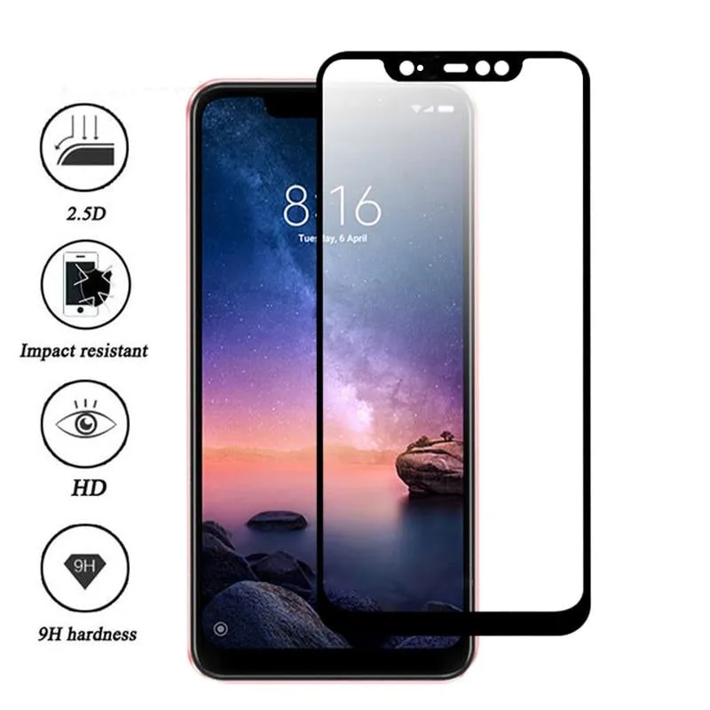 Tempered Glass For Xiaomi Redmi Note 6 Pro 4X 4A 5A 5 Plus Screen Protector For Redmi 6A 6 Note 5A 5 Pro Full Cover Film