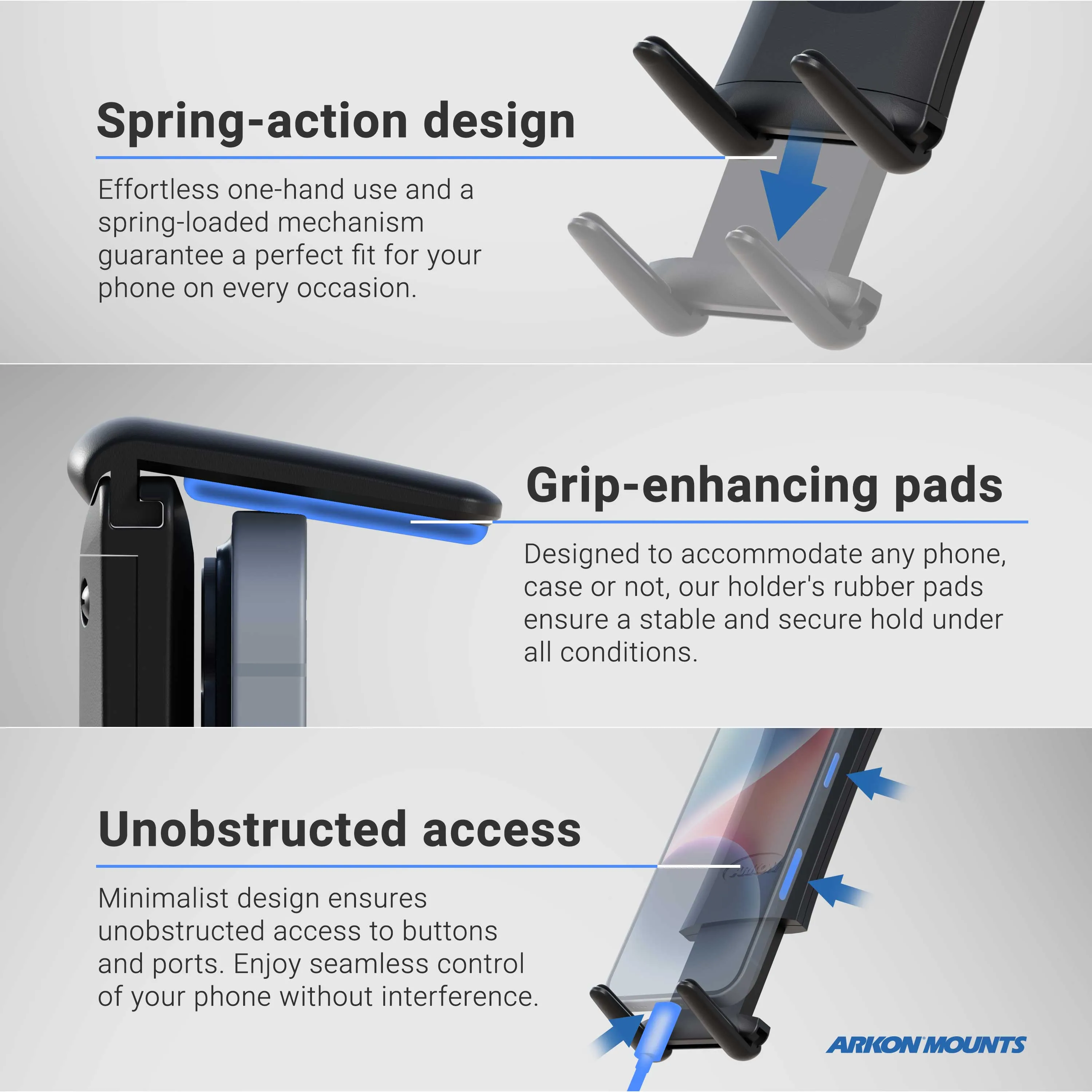 TW Broadcaster Combo Stand - Side-by-Side Live Streaming with Slim-Grip® Ultra and RoadVise® Phone Holder