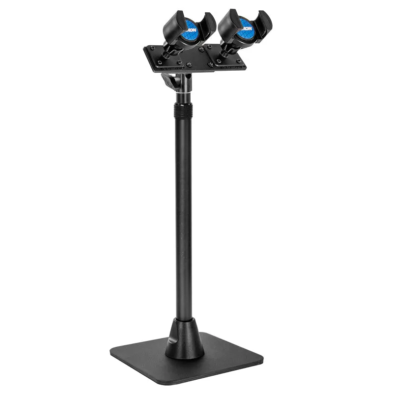 TW Broadcaster Pro Dual RoadVise® Phone Desk Mount or Countertop 29-inch Stand for Live Streaming